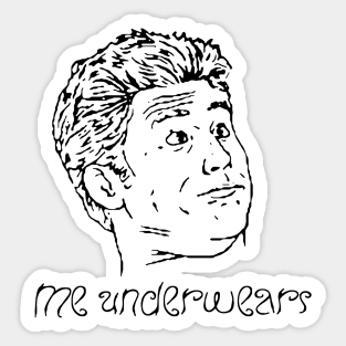 Me Underwears Sticker